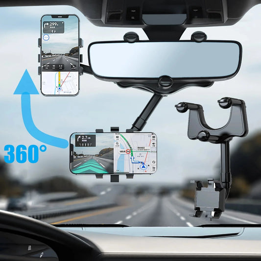 Universal Rearview Mirror Phone & GPS Holder